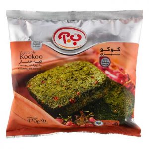 سبزی کوکو کاملا پخته منجمد ب.آ 470 گرمی