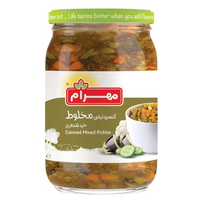 ترشی مخلوط مهرام 250 گرمی ترشی مخلوط مهرام 250 گرمی