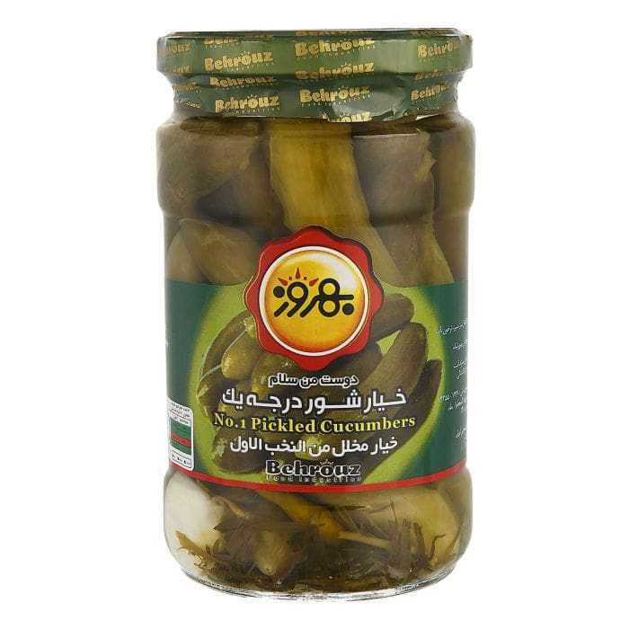 خيارشور درجه يک بهروز 660 گرمی خيارشور درجه يک بهروز 660 گرمی