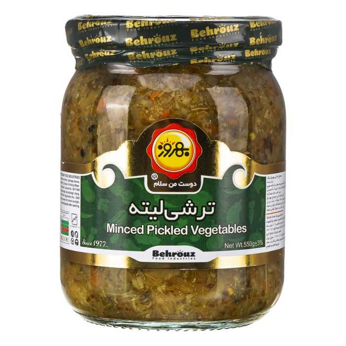 ترشی لیته بهروز 550 گرمی ترشی لیته بهروز 550 گرمی