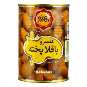 کنسرو باقلا پخته بهروز 420 گرمی