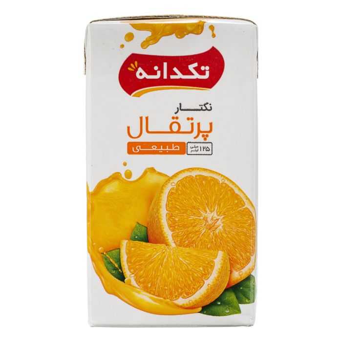 نکتار پرتقال طبیعی تکدانه 125 میلی لیتری نکتار پرتقال طبیعی تکدانه 125 میلی لیتری